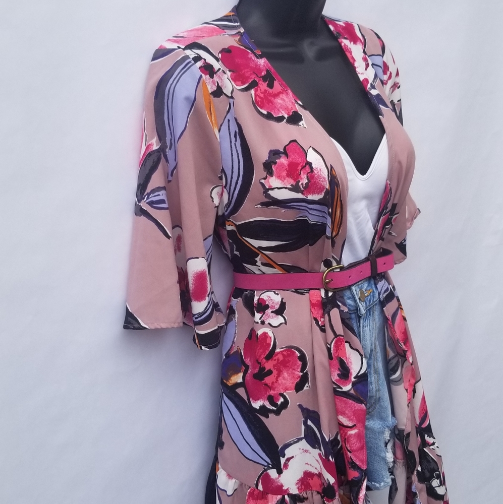 C Christian | Los Angeles| Floral Print Duster